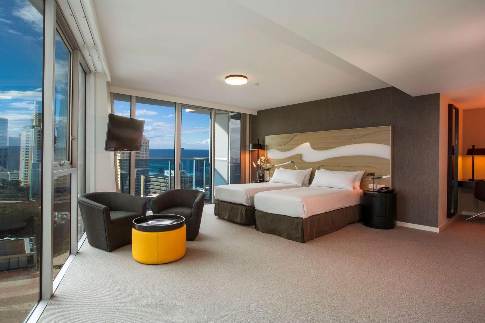 Hilton Surfers Paradise Hotel & Residences Guldkusten Exteriör bild
